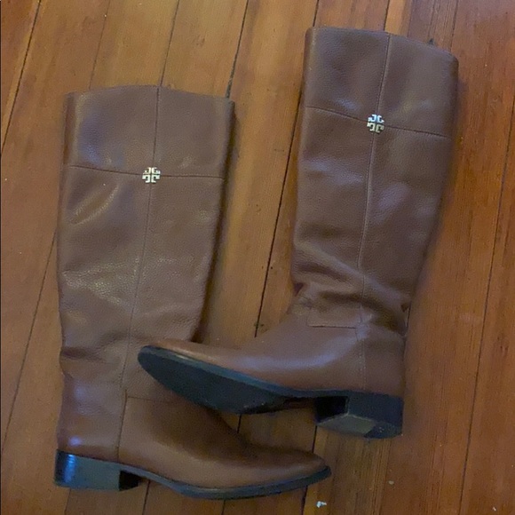 Tory Burch Tall Leather Boots - Picture 1 of 5